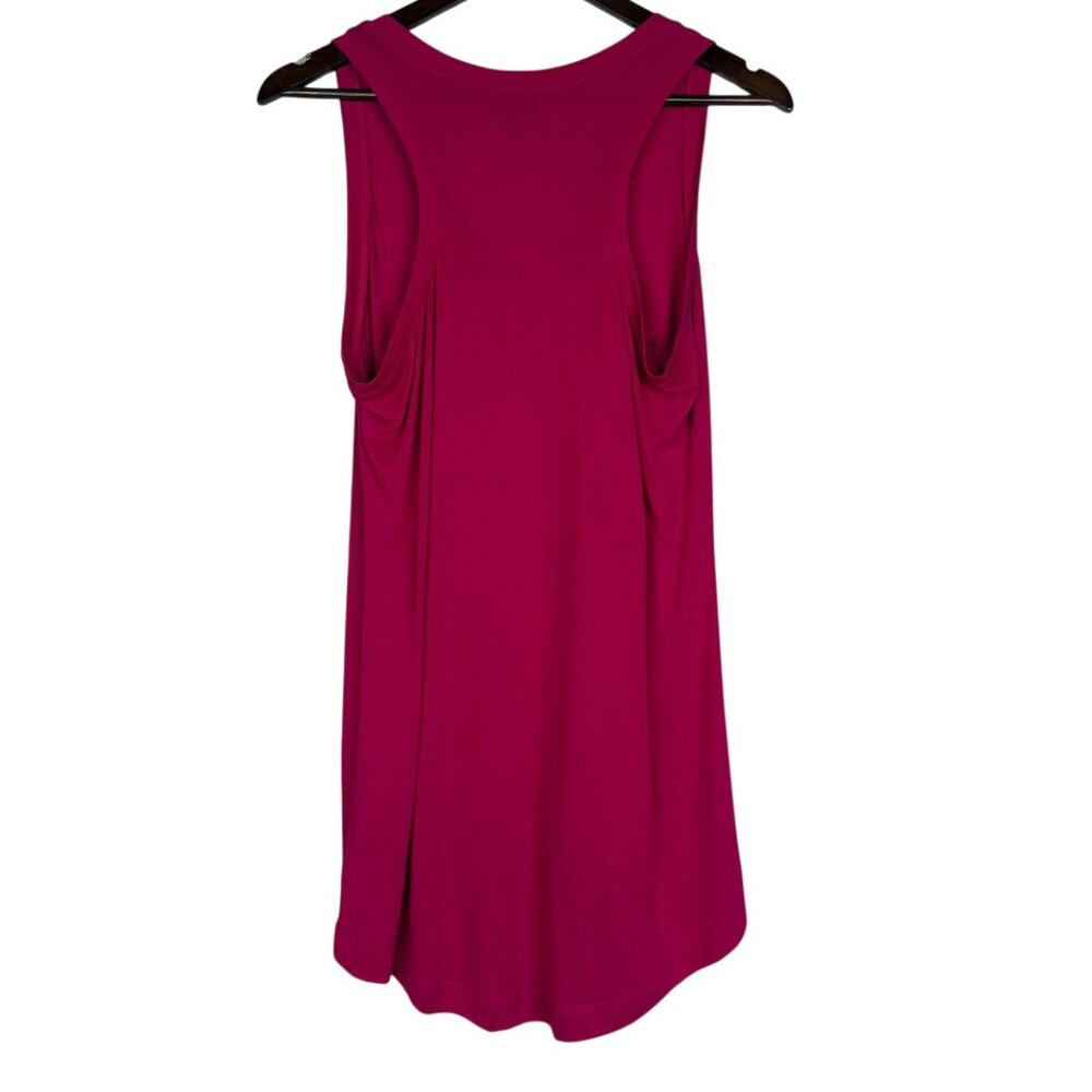Mossimo Sleeveless Tunic Sequins Lightweight Tank Top Blouse M Fuchsia Pink - Picture 4 of 15